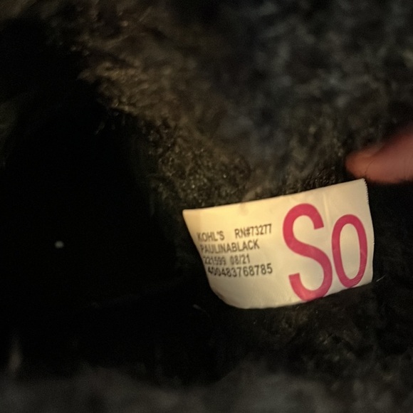 SO Paulina Women’s Faux Fur Winter Boot Size 7 - Picture 8 of 9